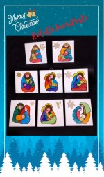 Mattonelle decorate in stile natalizio